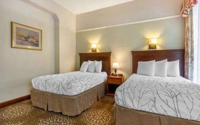Twin room with city view