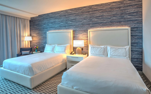 Twin room with view