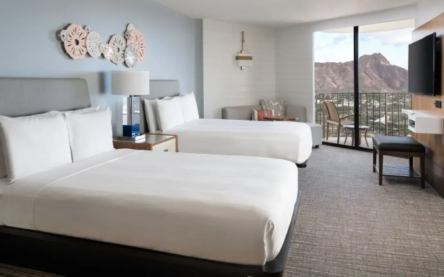 DiamondHead Ocean Paoakalani Twin room