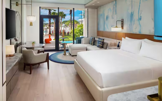 Poolside Patio room
