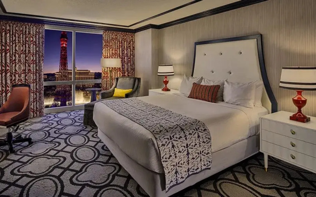 Bordeaux room with pool view