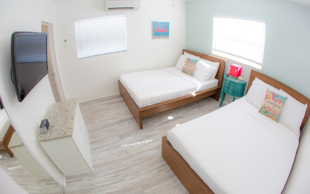 1 Bedroom Double Suite with partial ocean view