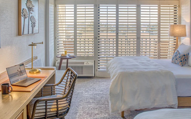Room with partial harbour view