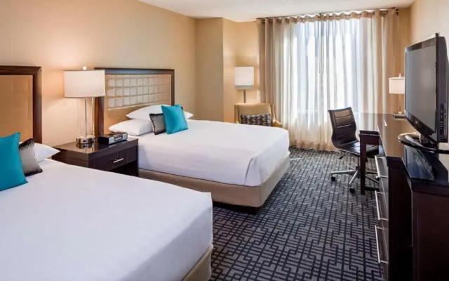 High Floor Quadruple (2 Double bed) room