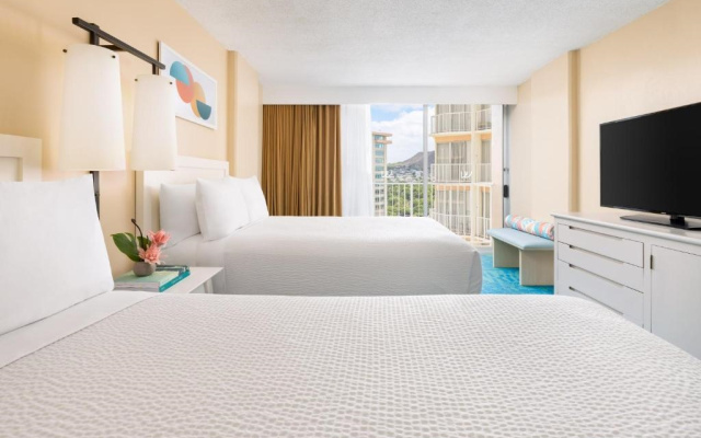 Mobility Accessible Roll-in Shower Twin room oceanfront