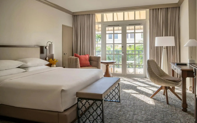 Room with balcony