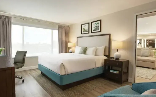 1 Bedroom Bridal Double Suite with historic view