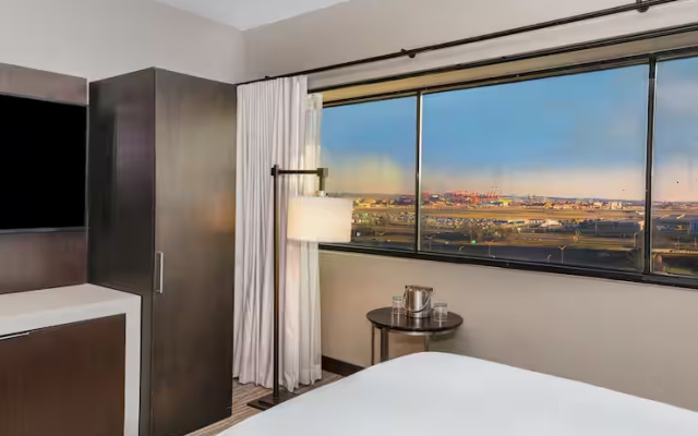 Views of Newark Runway and Port room