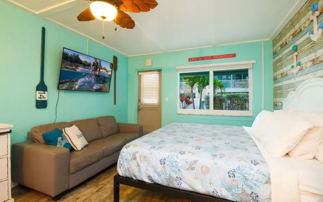photo 3 of Tropic Terrace #9 - Beachfront Rental Studio Bedroom Condo by Redawning