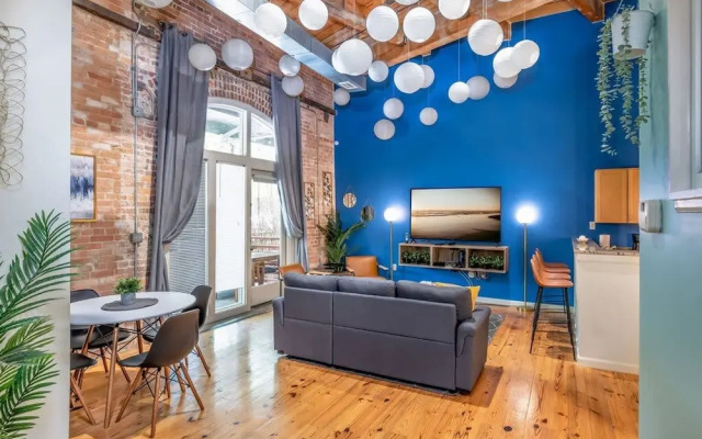 photo 2 of 100 Year-old Historic Brick 2BR Loft Large Patio2