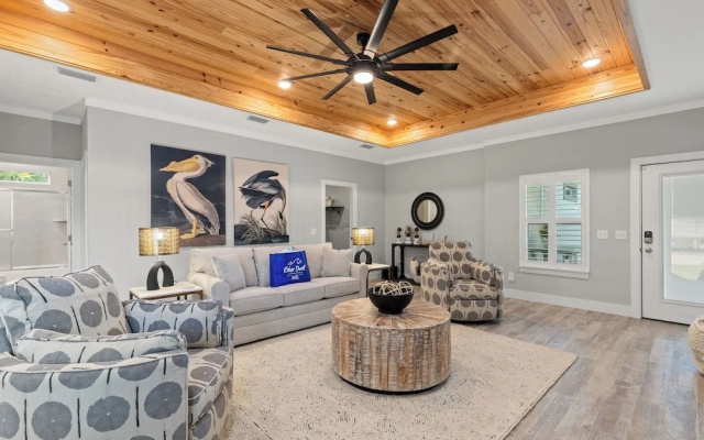 photo 2 of Charming 3/2 Beach House w/ Pool & Golf Cart Included - 1 Min Walk to Beach