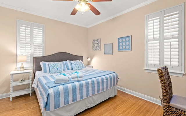 photo 5 of Expertly Decorated Family Home, Steps to Beach w/ a Private Heated Pool & Spa!