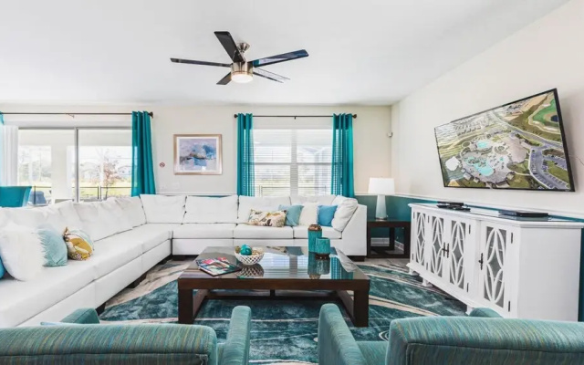 photo 2 of 8BR Family Home w Pool Theatre Close to Disney