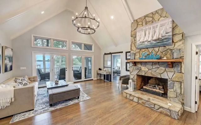 photo 5 of A Frame of Mind by Avantstay Lakefront Retreat Hot Tub + Game Room + Dock