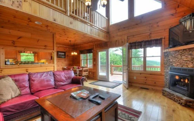 photo 3 of Above the Ridge 3 Br Cabin by RedAwning