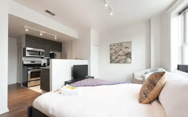 photo 5 of Airy Studio in South Loop by Sonder