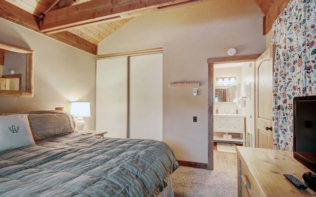 photo 4 of Beautiful Dog Friendly Ski Chalet A Minute to SuperBee Lift - AN203 by RedAwning