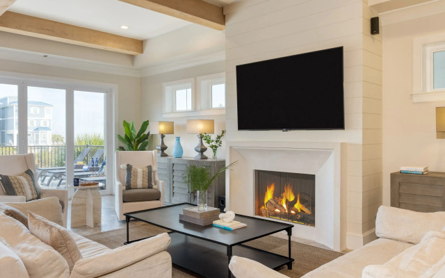 photo 2 of Sleeps 24! Priv Beach Boardwalk, Free Pool Heat, Ocean View 24 Bradley Cir by Avantstay