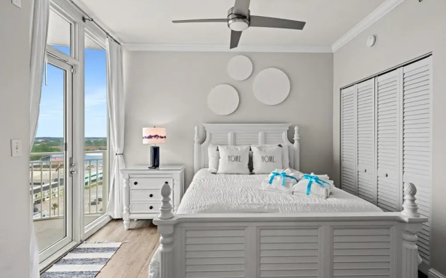 photo 4 of Luxury Beachfront Condo w/ 2 Balconies! Sleeps 8! Walk to Pier Park!