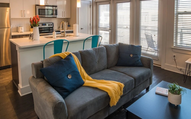 photo 4 of Atlantic 1 BR Apt w/ Balcony & Pool by Frontdesk