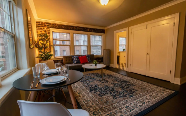 photo 5 of Authentic Brick Condo - Great Wifi & little extras included!