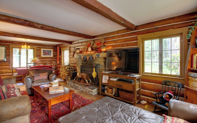 photo 2 of Award-winning Log Cabin, Top 5 in New England!