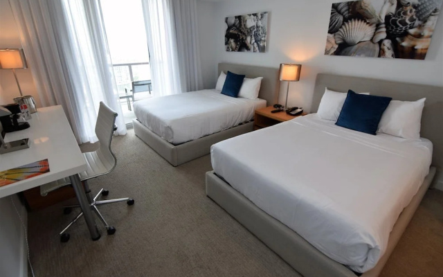 photo 5 of Bay, Ocean & Skyline View 2 Bed 2 Bath Residence @ Beachwalk Resort