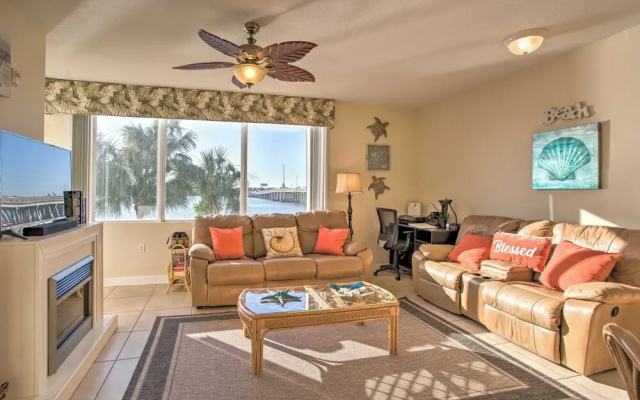 photo 4 of Private Balcony & Pool Access: Bayfront Retreat