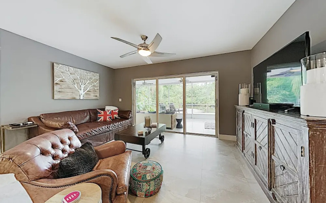 photo 4 of Beach Haven W/ Waterfront Saltwater Pool & Dock 2 Bedroom Home