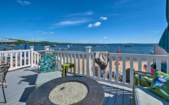 photo 5 of Beachfront Sebago Cottage w/ Deck + Grill!