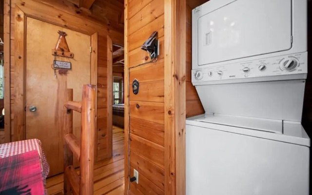 photo 4 of Bear Necessities-cozy Cabin Beside Briar Creek Fire pit Wifi and pet Friendly