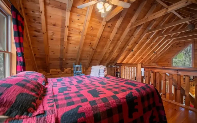 photo 5 of Bear Necessities-cozy Cabin Beside Briar Creek Fire pit Wifi and pet Friendly
