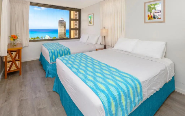 photo 2 of Beautiful 18th Floor with Panoramic Ocean Views 1 Block to Beach Free Parking & Wifi