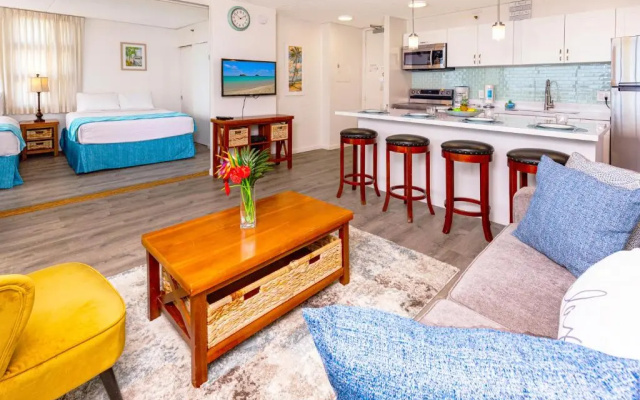 photo 3 of Beautiful 18th Floor with Panoramic Ocean Views 1 Block to Beach Free Parking & Wifi