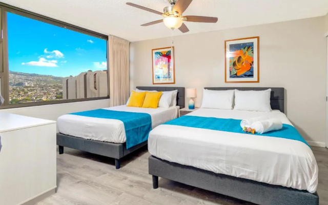 photo 3 of Beautiful 24th Floor Condo with AC - WiFi, Parking - Short Walk to Beach