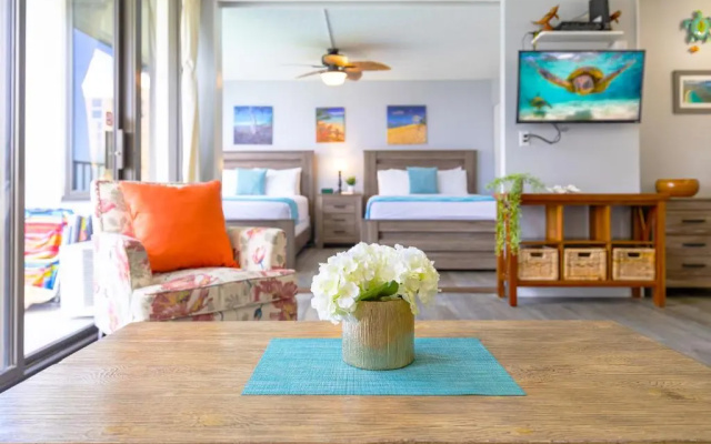 photo 4 of Beautiful 7th Floor with Partial Ocean Views | 1 Block to Beach | Free Parking & WIFI