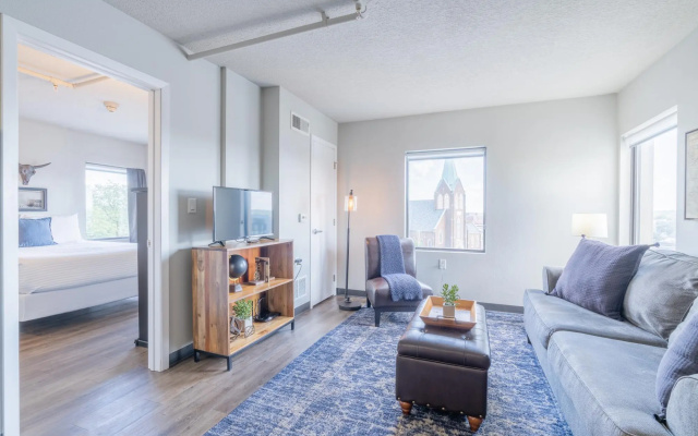 photo 2 of Beautiful Downtown Suite With Free Parking Gym More