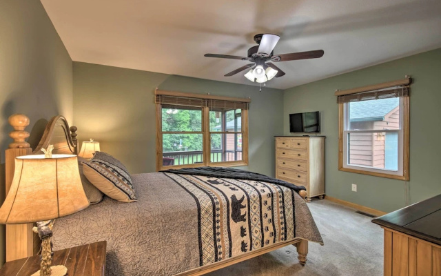photo 2 of Beautiful Smoky Mountain Chalet With Game Room!