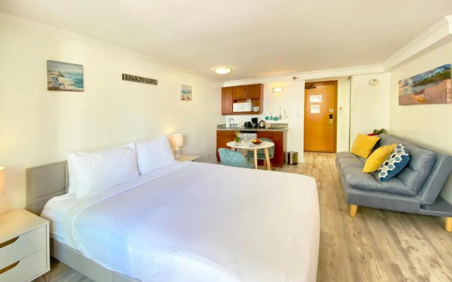 photo 3 of Beautiful Studio in the Heart of Waikiki, 1 Block to Beach, Split AC & WiFi