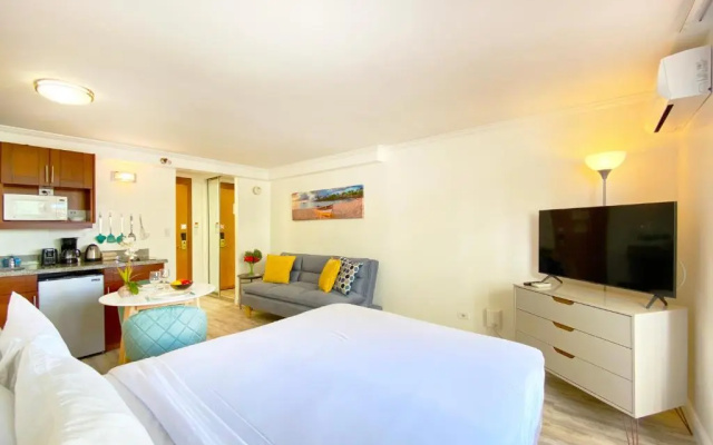 photo 4 of Beautiful Studio in the Heart of Waikiki, 1 Block to Beach, Split AC & WiFi