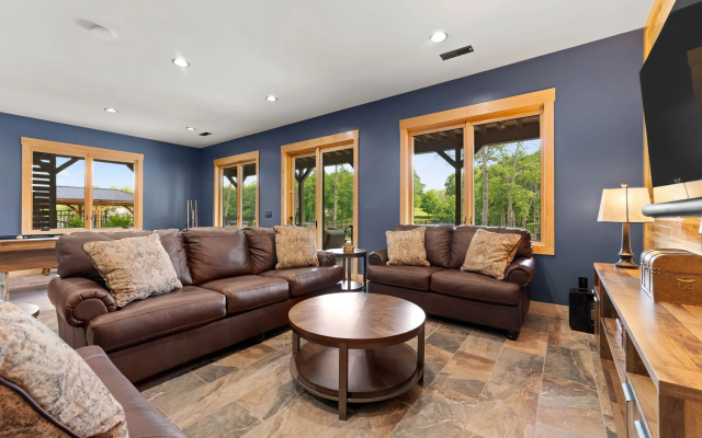 photo 2 of Luxe Lakefront Retreat w/ Pool, Hot Tub, Theater & Private Dock Sleeps 20+