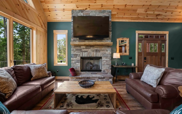 photo 3 of Luxe Lakefront Retreat w/ Pool, Hot Tub, Theater & Private Dock Sleeps 20+