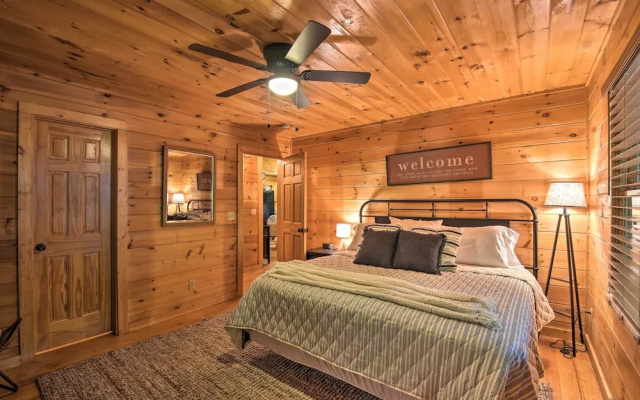 photo 3 of Blue Ridge Cabin: Hot Tub, Fire Pit & Grill!