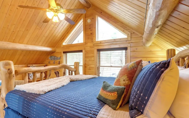 photo 2 of Blue Ridge Log Cabin w/ Hot Tub & Game Room!