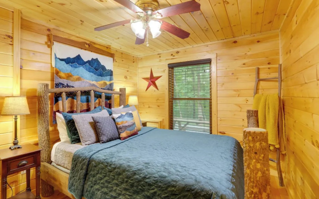 photo 5 of Blue Ridge Log Cabin w/ Hot Tub & Game Room!