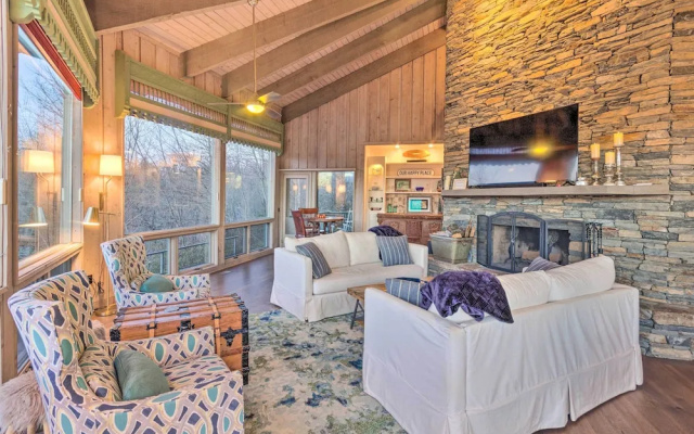 photo 4 of Brevard Home w/ Panoramic Lake & Mountain Views!