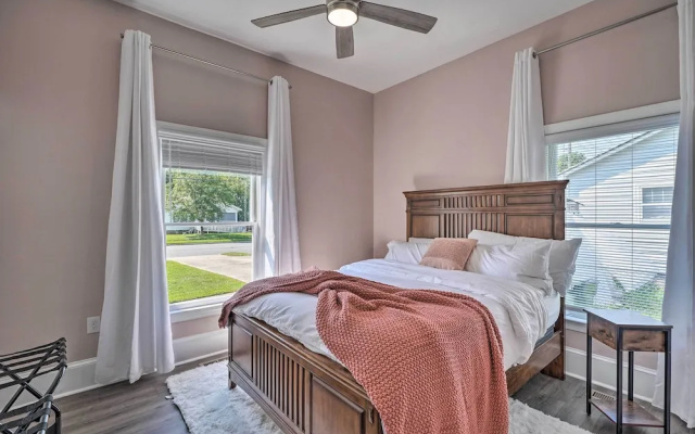 photo 3 of Bright Durham Home w/ Fully Furnished Deck!