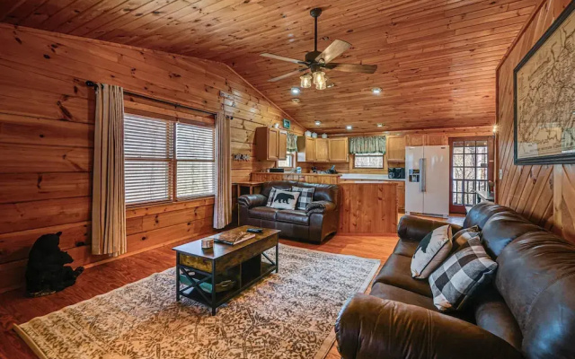 photo 2 of Bryson City Cabin w/ Hot Tub, Views & Pool Table!