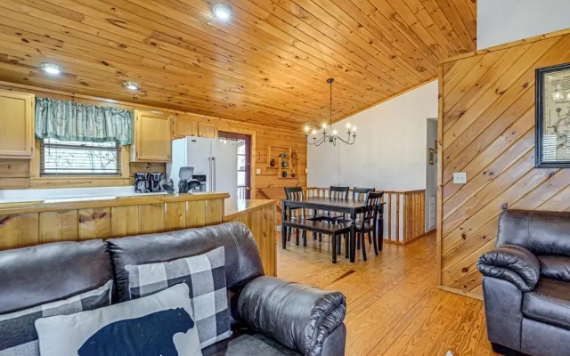 photo 4 of Bryson City Cabin w/ Hot Tub, Views & Pool Table!