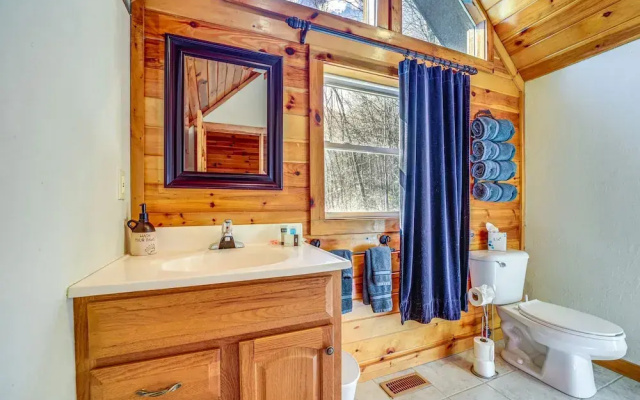 photo 5 of Bryson City Cabin w/ Stunning Views & Hot Tub!
